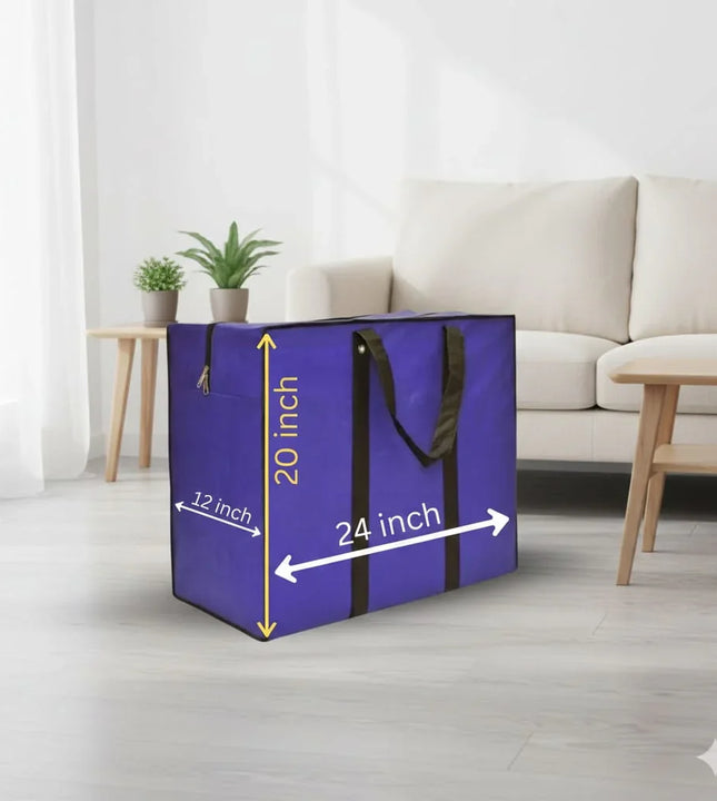 Storage Bag - Blue | 24x20x12 inch | 120 GSM Non Woven
