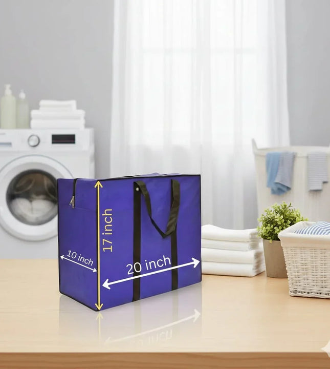 Storage Bag - Blue | 20x17x10 inch | 120 GSM Non Woven